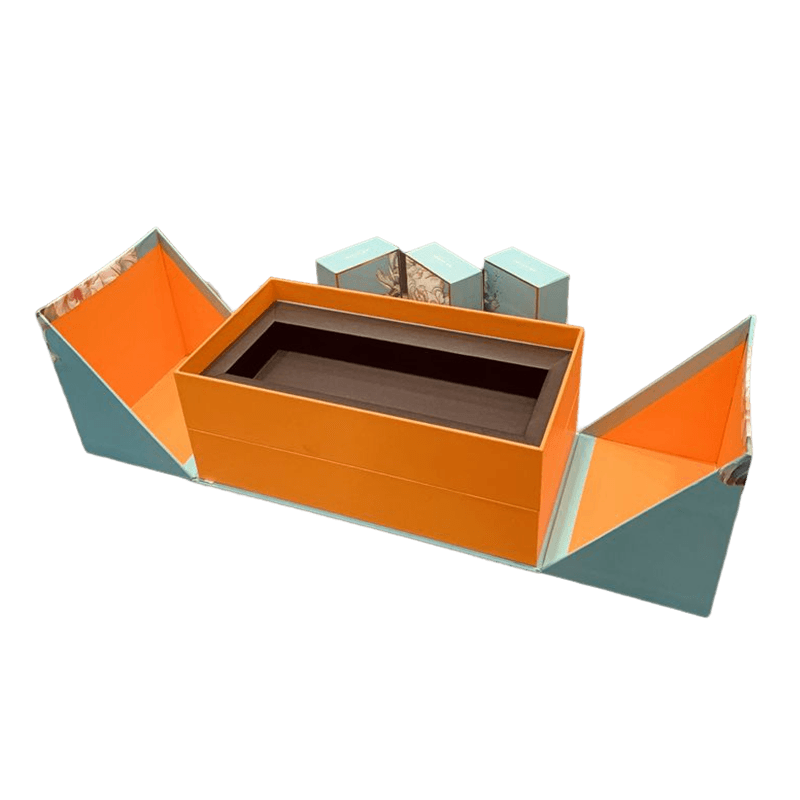 Tilpasset papp stearinlys Emballasje Bokser Mooncake Pastry Box Parfyme Gavesett Box