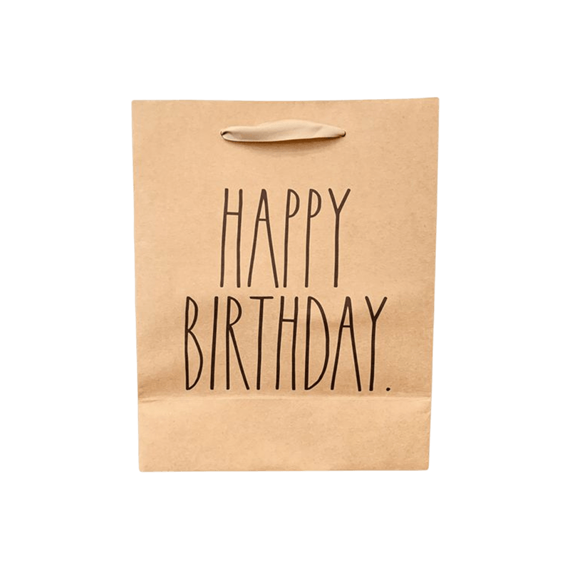 Skreddersydd din egen logo Hvit Brun Kraft Gift Craft Shopping Paper Bag med håndtak
